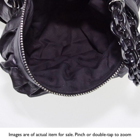 Gucci Genuine  Black Leather Bag Almost New - Picture 9 of 14